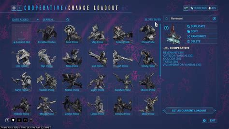 warframe loadout slots|Loadout slots .